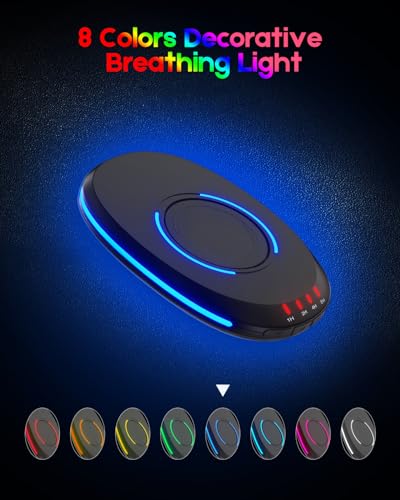 Ultra Slim LED Mouse Jiggler with Random Interval Timer and Realistic Movement